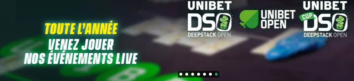 Inscription et connexion UNIBET CASINO