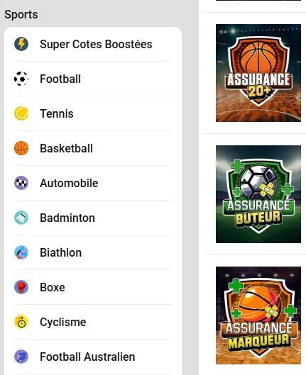 Expérience mobile UNIBET CASINO
