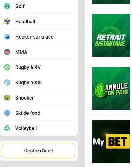 Accès via PWA ou navigateur UNIBET CASINO
